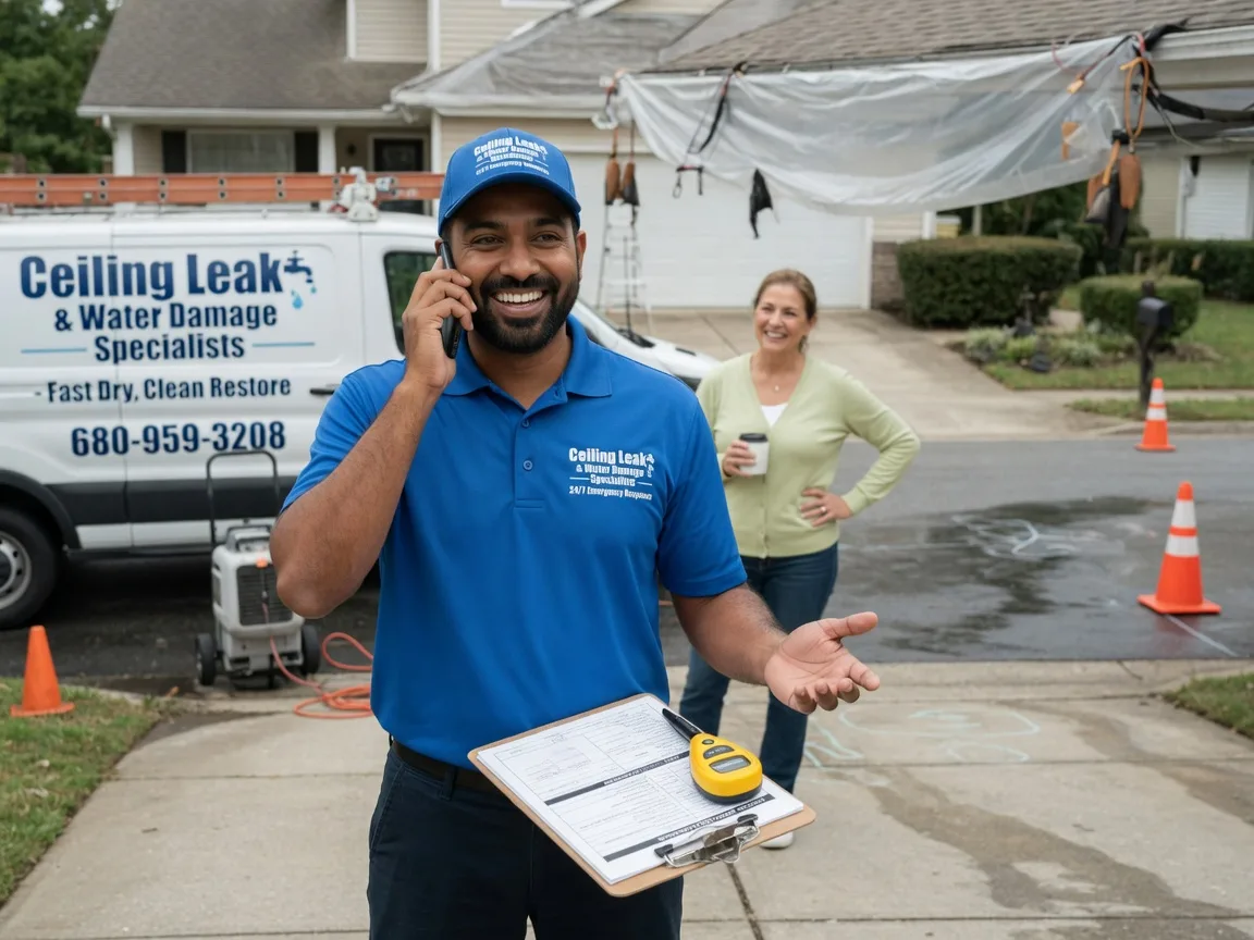 Ceiling Leak Cleanup Sundown, TX FAQs
